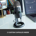Yeti Nano USB Microphone – Shadow Grey Professional Sound for Gaming, Streaming, Podcasting, and More | Plug & Play | PC & Mac Compatible
