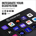 Elgato Stream Deck MK.2 – Studio Controller with 15 Programmable Macro Keys for Streaming, Content Creation, OBS, Twitch, YouTube – Compatible with Mac and PC