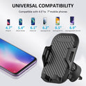 Universal Car Phone Holder – 360° Rotating Windshield & Dashboard Mount