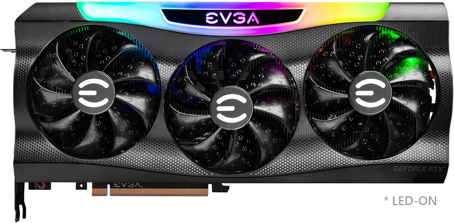 EVGA GeForce RTX 3080 FTW3 Ultra Gaming 12GB GDDR6X – LHR, iCX3 Cooling, ARGB LED, Metal Backplate – 12G-P5-4877-KL