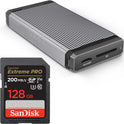 SanDisk 128GB Extreme PRO SDXC UHS-I Memory Card – C10, U3, V30, 4K UHD, High-Speed Performance, SDSDXXD-128G-GN4IN