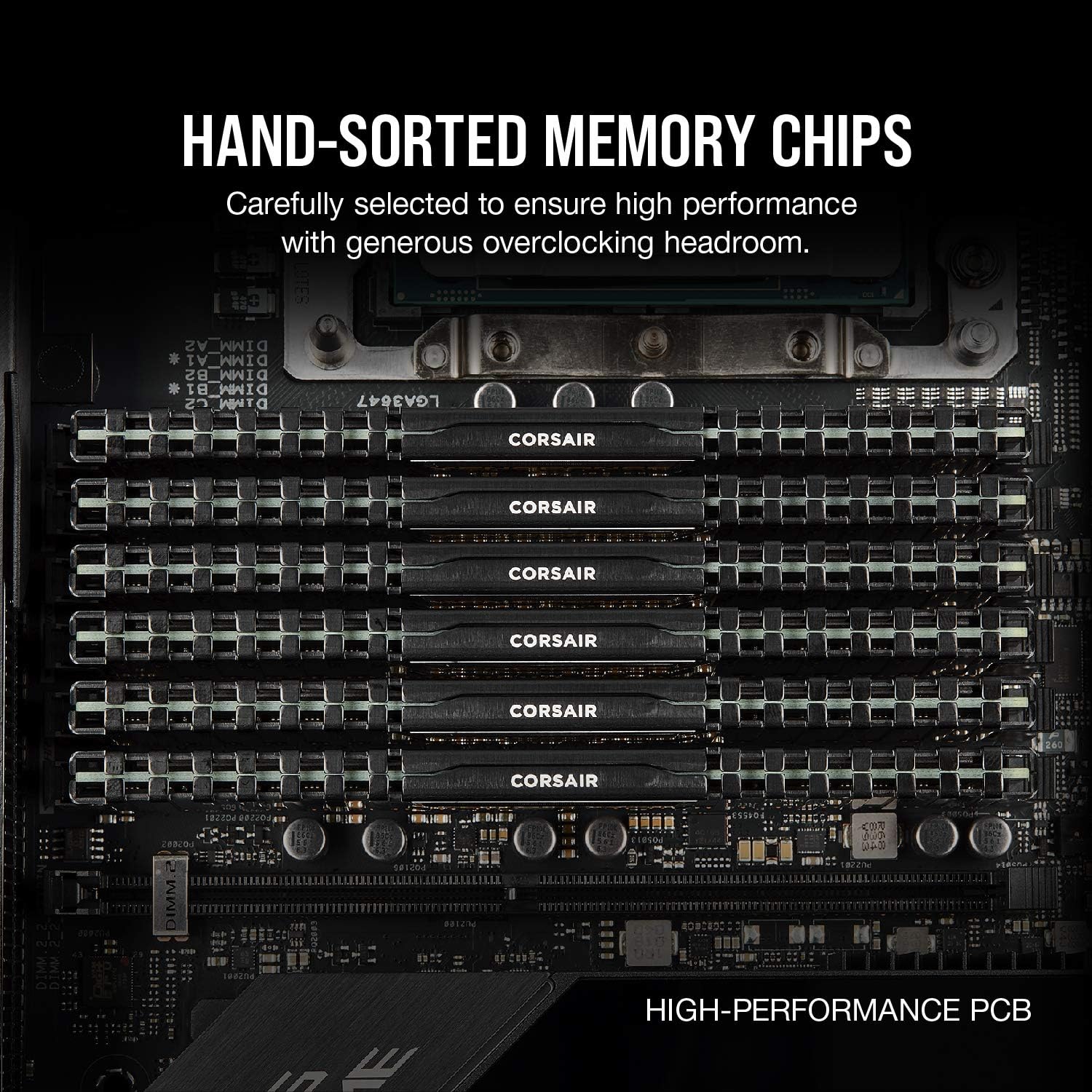 Corsair VENGEANCE LPX 32GB (2x16GB) DDR4 DRAM 3200MHz C16 Desktop RAM – CL16-20-20-38, 1.35V, Intel & AMD Compatible, High-Performance Memory Module – Black (CMK32GX4M2E3200C16)