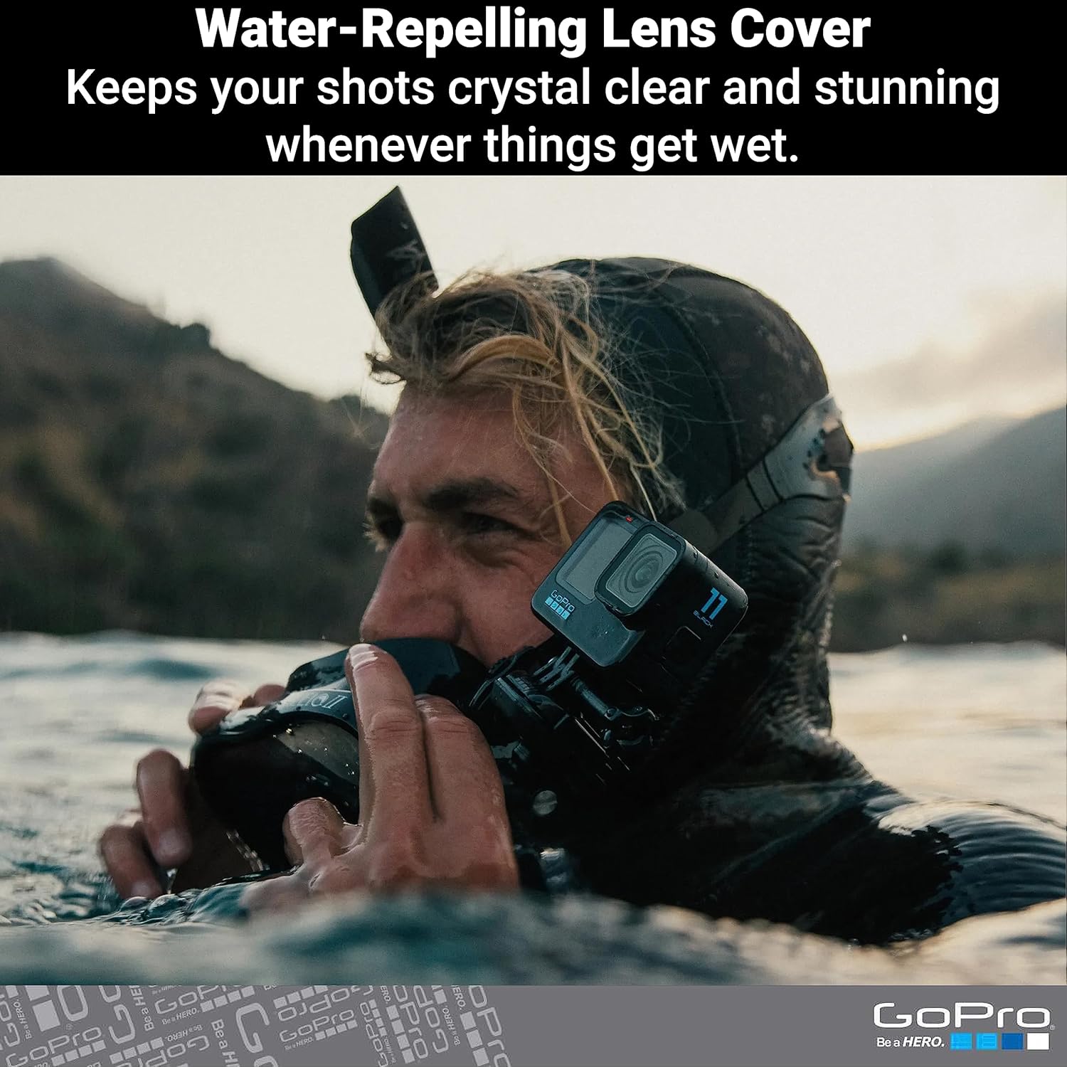 GoPro HERO11 Black Action Camera – Waterproof, 5.3K60 Ultra HD Video, 27MP Photos, 1/1.9" Image Sensor, HyperSmooth Stabilization, Live Streaming, Webcam – E-Commerce Packaging