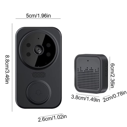 Wifi Smart Video Doorbell Camera Night Vision Smart Visual Doorbell Wireless Visual Intercom Doorbell Surveillance Home Security