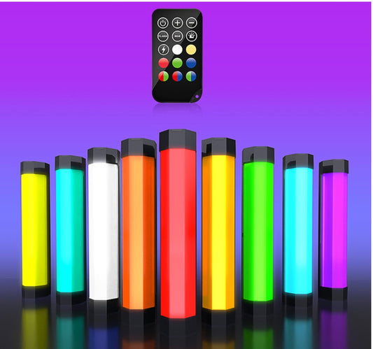 RGB LED Photography Light – Waterproof Handheld Tube Stick