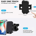 Universal Car Phone Holder – 360° Rotating Windshield & Dashboard Mount