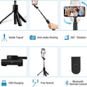 Portable Gimbal with Wireless Remote, Mobile Phone Stabilizer for Vlog Youtuber, Compatible with Iphone and Android Smartphones