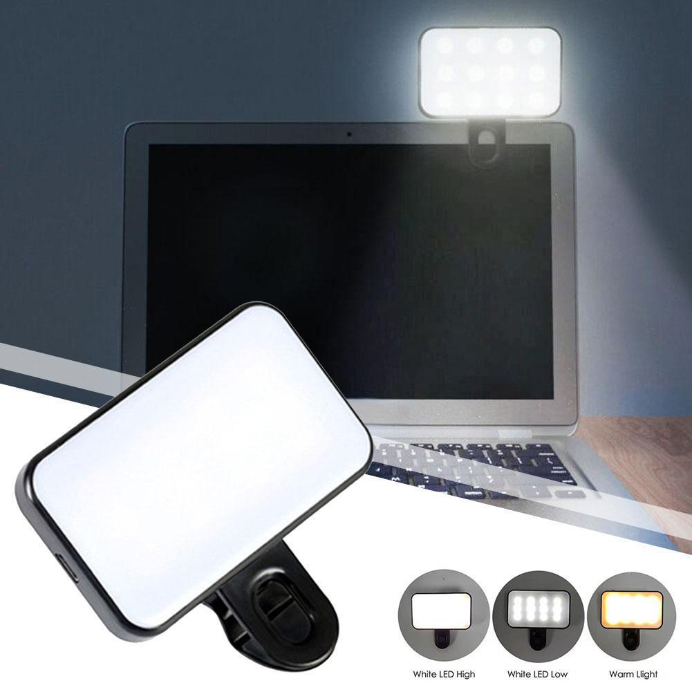 Computer & Mobile Phone LED Selfie Fill Light – Perfect for Video Calls, Streaming & Photography