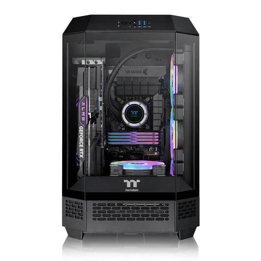 THERMALTAKE TOWER 300 VERTICAL GAMING CASE mATX (BLACK)