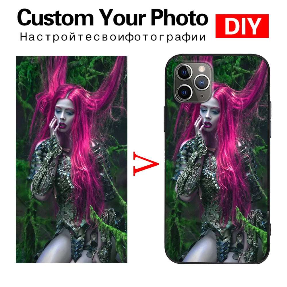 Custom Transparent Phone Case for iPhone | DIY Design
