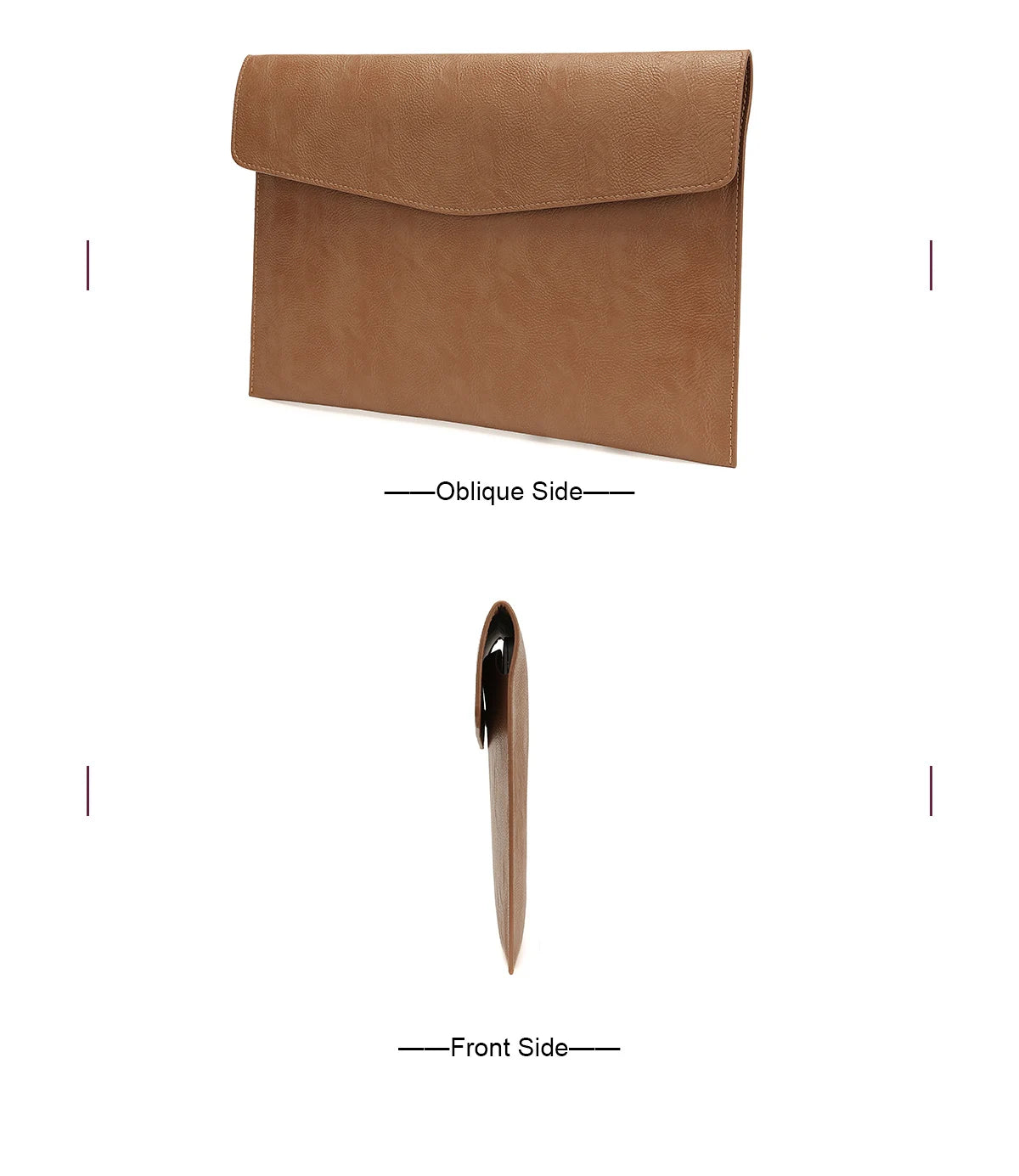 Premium PU Leather Sleeve Case for MacBook & iPad
