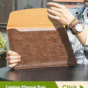Premium PU Leather Sleeve Case for MacBook & iPad