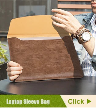 Premium PU Leather Sleeve Case for MacBook & iPad