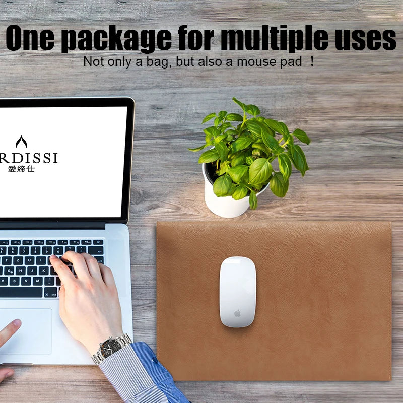 Premium PU Leather Sleeve Case for MacBook & iPad