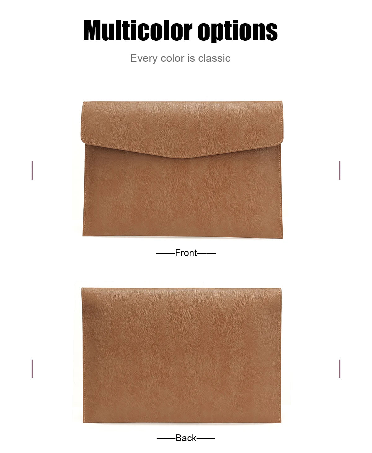 Premium PU Leather Sleeve Case for MacBook & iPad