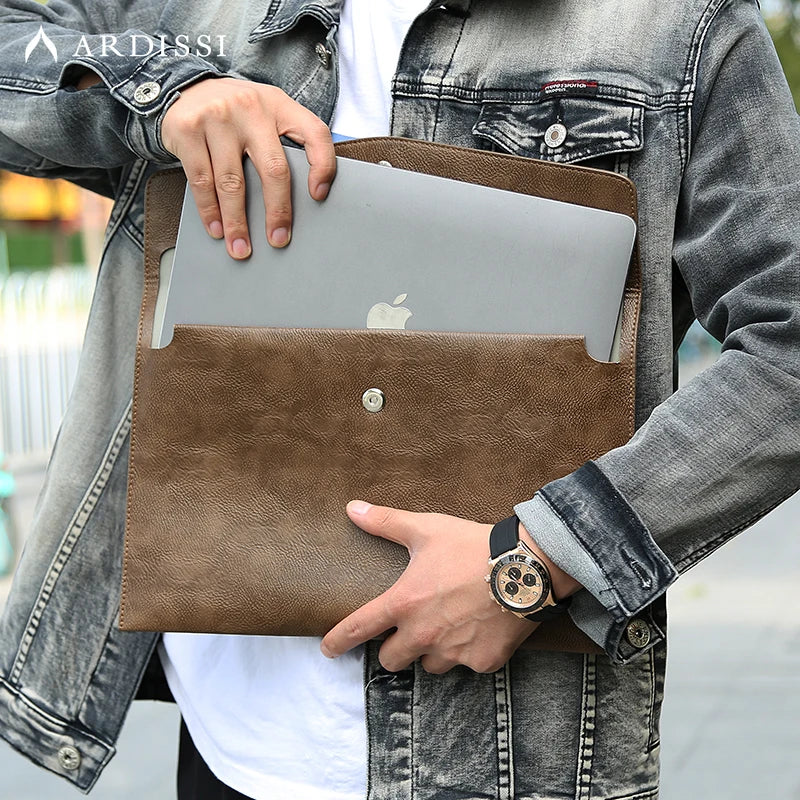 Premium PU Leather Sleeve Case for MacBook & iPad