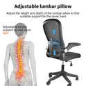 Ergonomic Office Chair with Lumbar Support – Adjustable Swivel Desk Chair