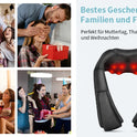 Electric Shiatsu Back, Neck & Shoulder Massager with Heat – Car & Home Use
