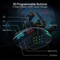 Redragon M908 RGB Gaming Mouse – Ultimate Precision & Performance