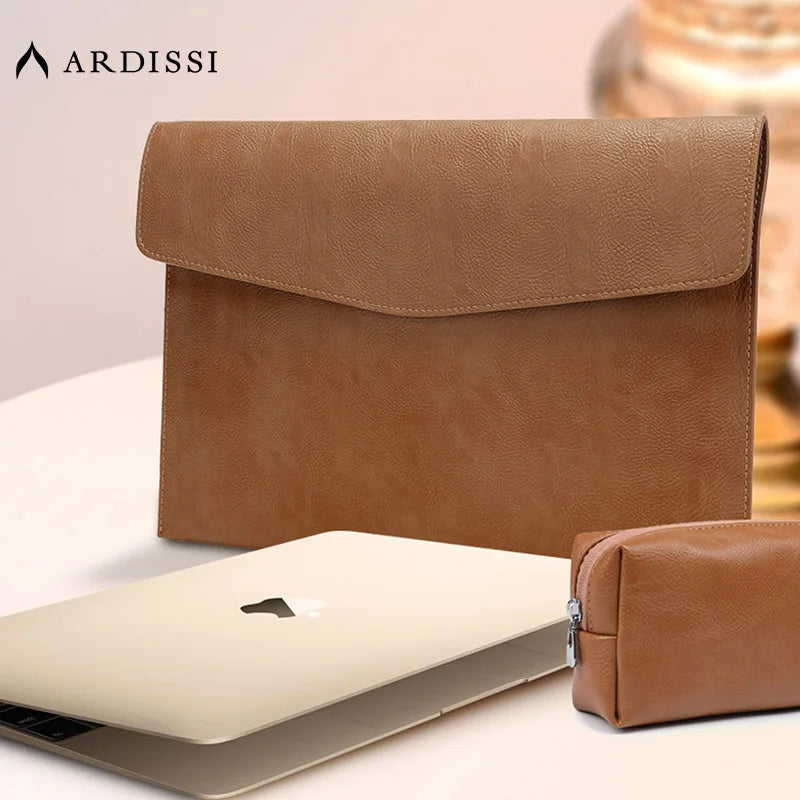 Premium PU Leather Sleeve Case for MacBook & iPad