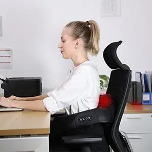 Electric Shiatsu Back, Neck & Shoulder Massager with Heat – Car & Home Use
