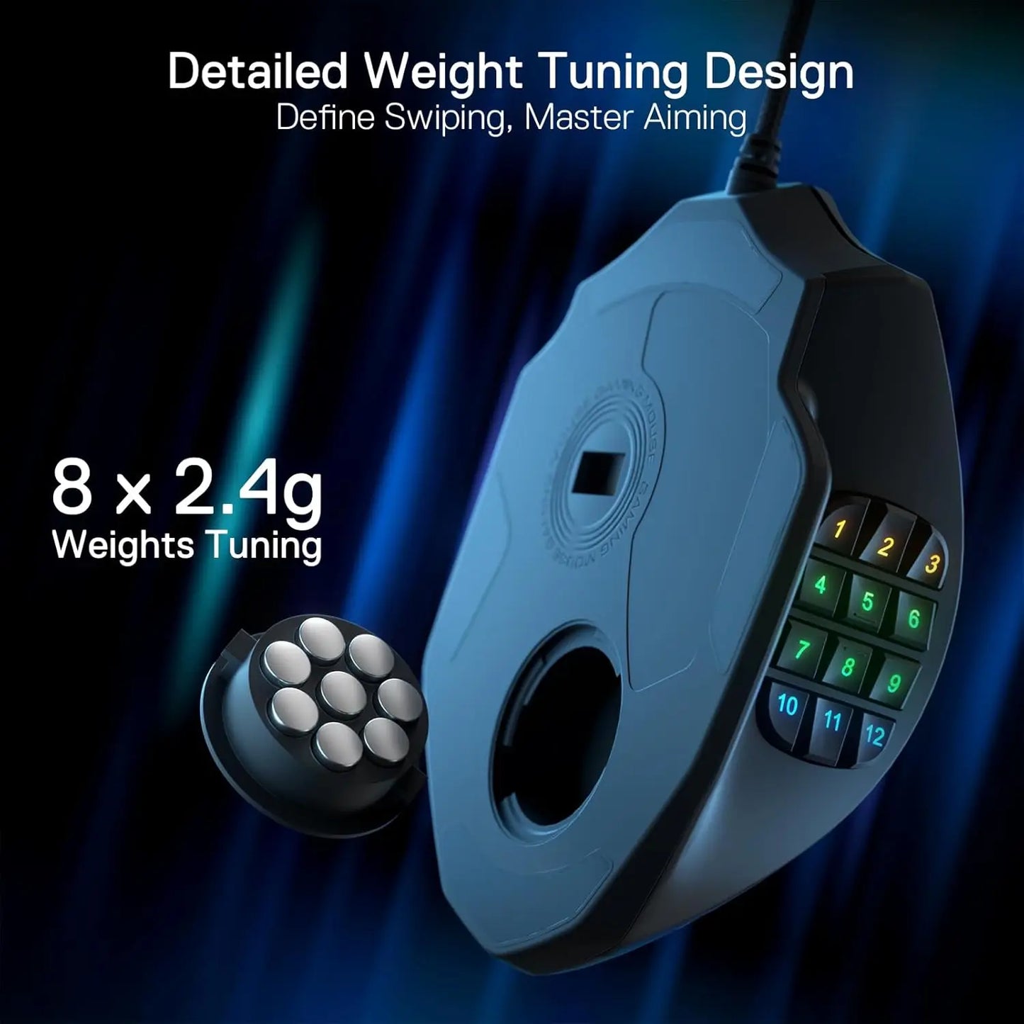 Redragon M908 RGB Gaming Mouse – Ultimate Precision & Performance