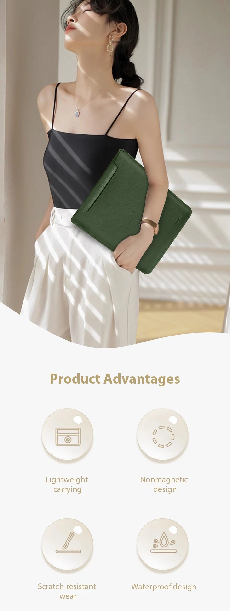 Premium Laptop Sleeve Bag for MacBook & Notebooks