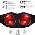 Electric Shiatsu Back, Neck & Shoulder Massager with Heat – Car & Home Use