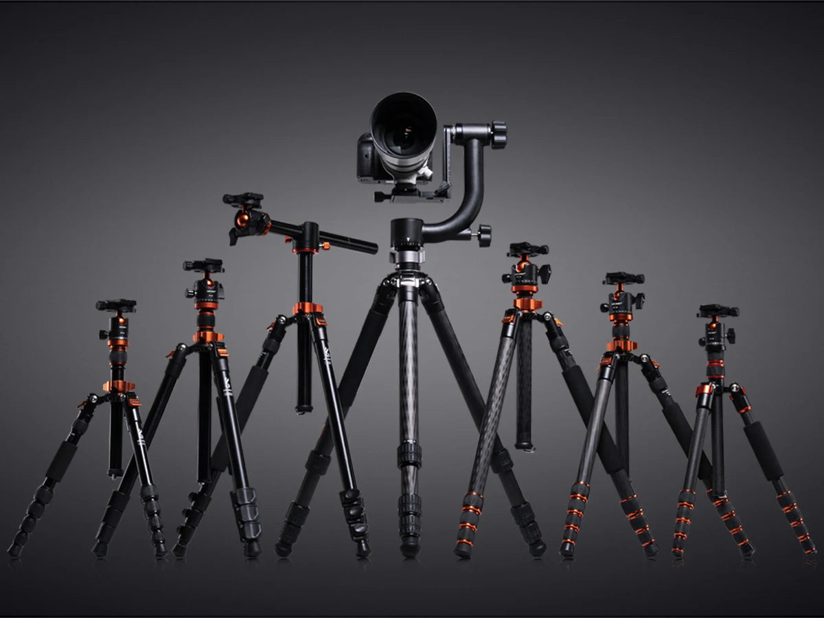 K&F Concept 64” Carbon Fiber Camera Tripod | Lightweight & Travel-Friendly