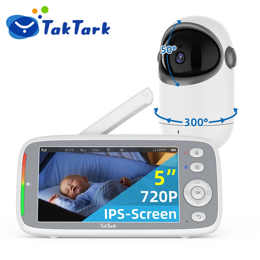 TakTark 5-Inch Wireless Video Baby Monitor – Ultimate Baby Safety Companion