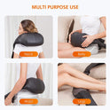 Electric Shiatsu Back, Neck & Shoulder Massager with Heat – Car & Home Use
