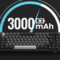 Akko 5075B Plus 75% Mechanical Gaming Keyboard Black & Silver ISO-UK Hot Swap Side LED RGB Multi-Modes 2.4GHz /USB Type-C/BT 5.0