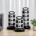 Vertical Power Strip Tower – 7/11/15 Outlets with USB & Surge Protection