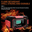 12V 6A Smart Car Battery Charger – Automatic Fast Charger with Pulse Repair & LCD Display