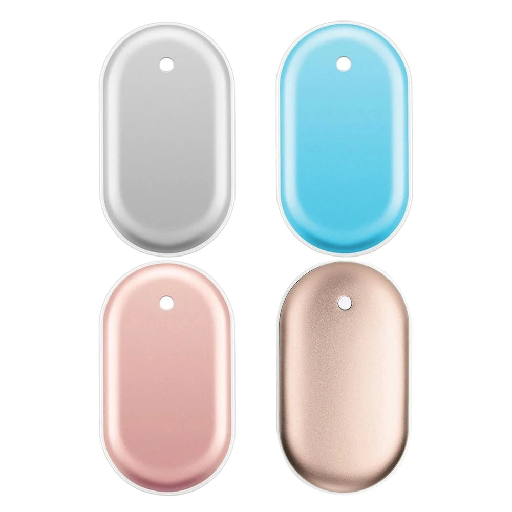 2-in-1 Rechargeable Hand Warmer & Power Bank – Stay Warm & Stay Charged!
