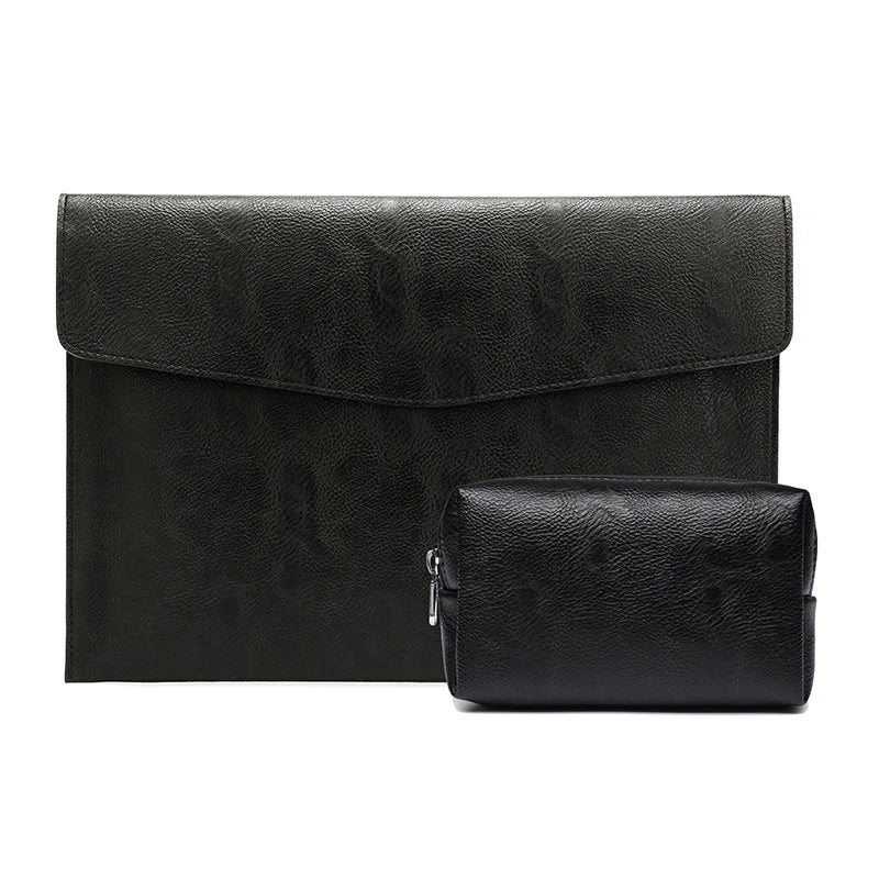 Premium PU Leather Sleeve Case for MacBook & iPad