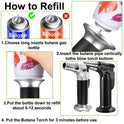 Blow Torch Lighter – Refillable Butane Gas Micro Welding & Soldering Tool