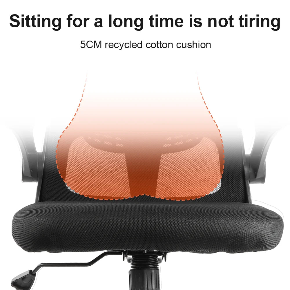 Ergonomic Office Chair with Lumbar Support – Adjustable Swivel Desk Chair