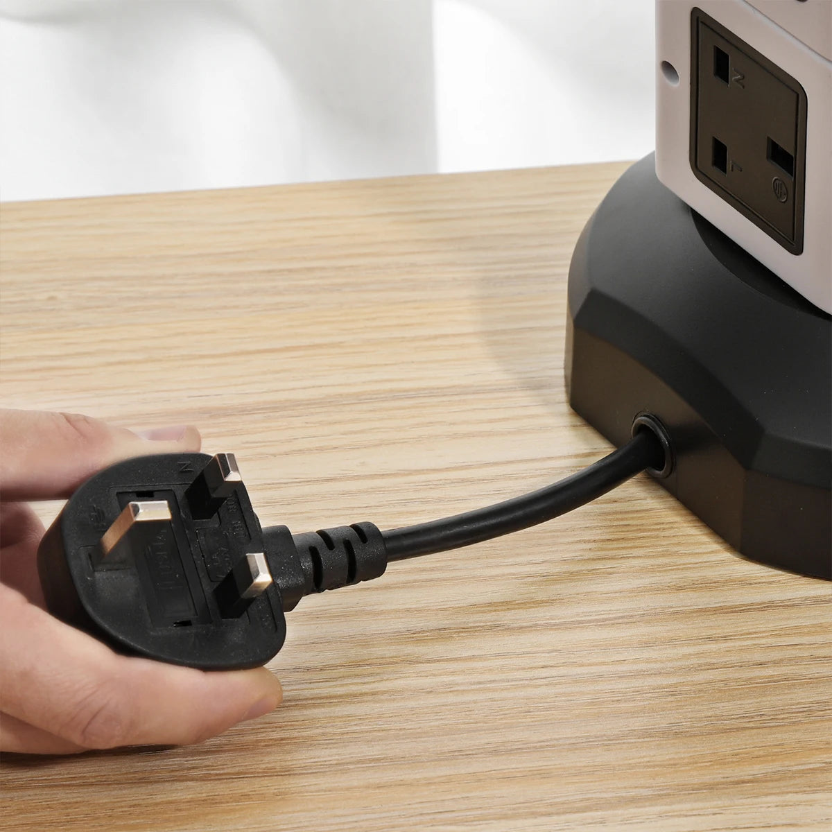 Vertical Power Strip Tower – 7/11/15 Outlets with USB & Surge Protection