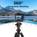 K&F Concept 64” Carbon Fiber Camera Tripod | Lightweight & Travel-Friendly