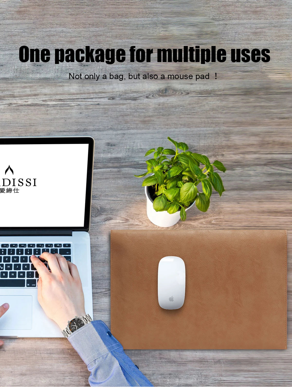 Premium PU Leather Sleeve Case for MacBook & iPad