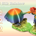 Eryone New Rainbow PLA Filament Multicolor Perfect Spooled 1.75mm 1KG Texture For 3d Printer High Quality Fast Shipping