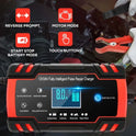 12V 6A Smart Car Battery Charger – Automatic Fast Charger with Pulse Repair & LCD Display