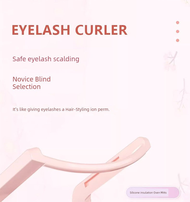 Electric Eyelash Curler – Heated Perming Tool for Long-Lasting Curls | Wide-Angle Clip & Fast Heating