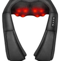 Electric Shiatsu Back, Neck & Shoulder Massager with Heat – Car & Home Use