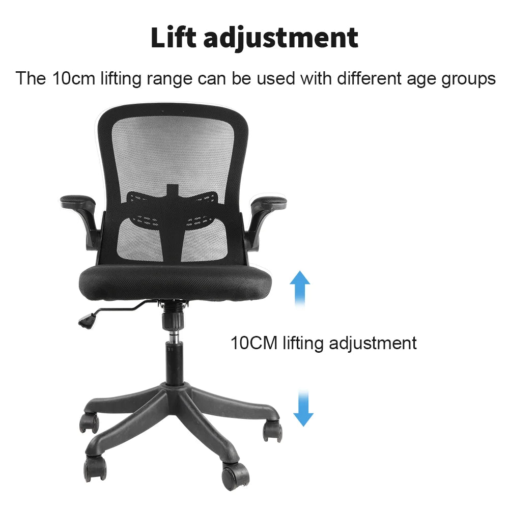 Ergonomic Office Chair with Lumbar Support – Adjustable Swivel Desk Chair