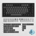 Akko 5075B Plus 75% Mechanical Gaming Keyboard Black & Silver ISO-UK Hot Swap Side LED RGB Multi-Modes 2.4GHz /USB Type-C/BT 5.0