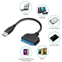 USB 3.0 to SATA 22 Pin 2.5 Inch Hard Disk Drive SSD Adapter Connector Lead Cable SATA III