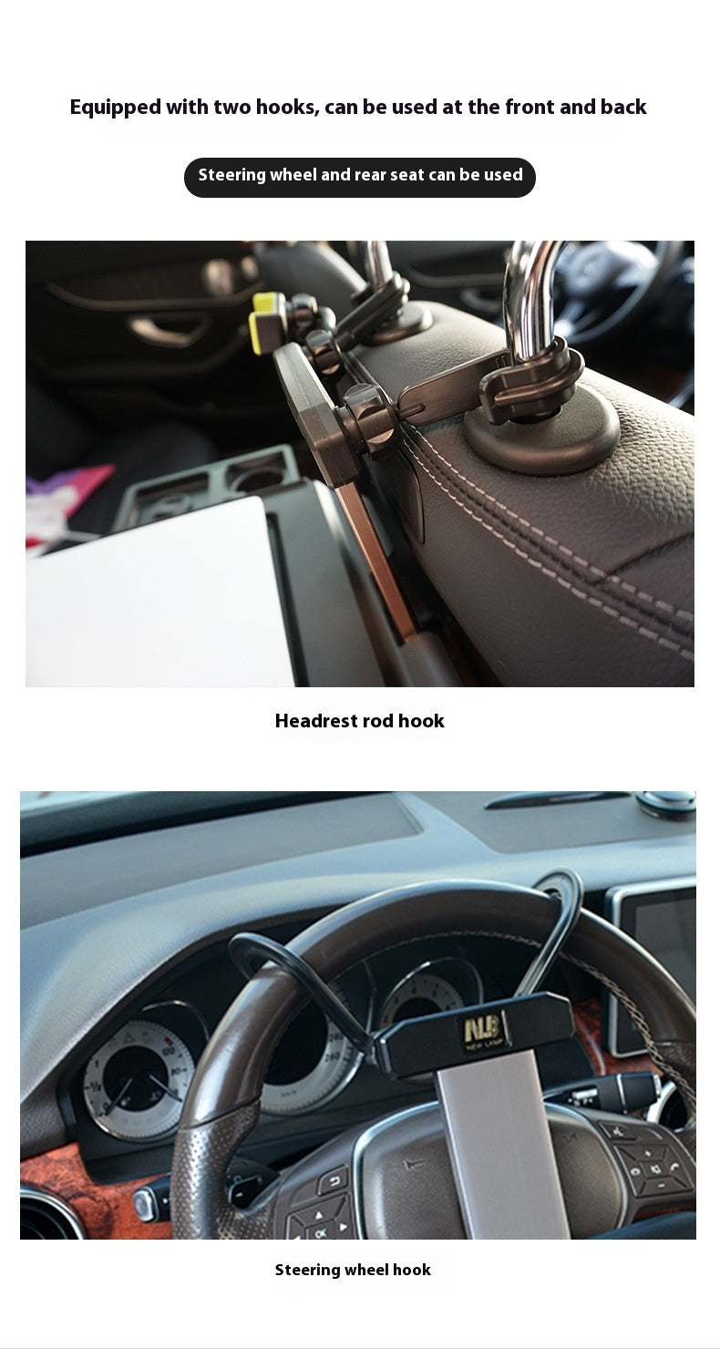 Car Dining Table & Laptop Stand – Rear Seat Folding Tray