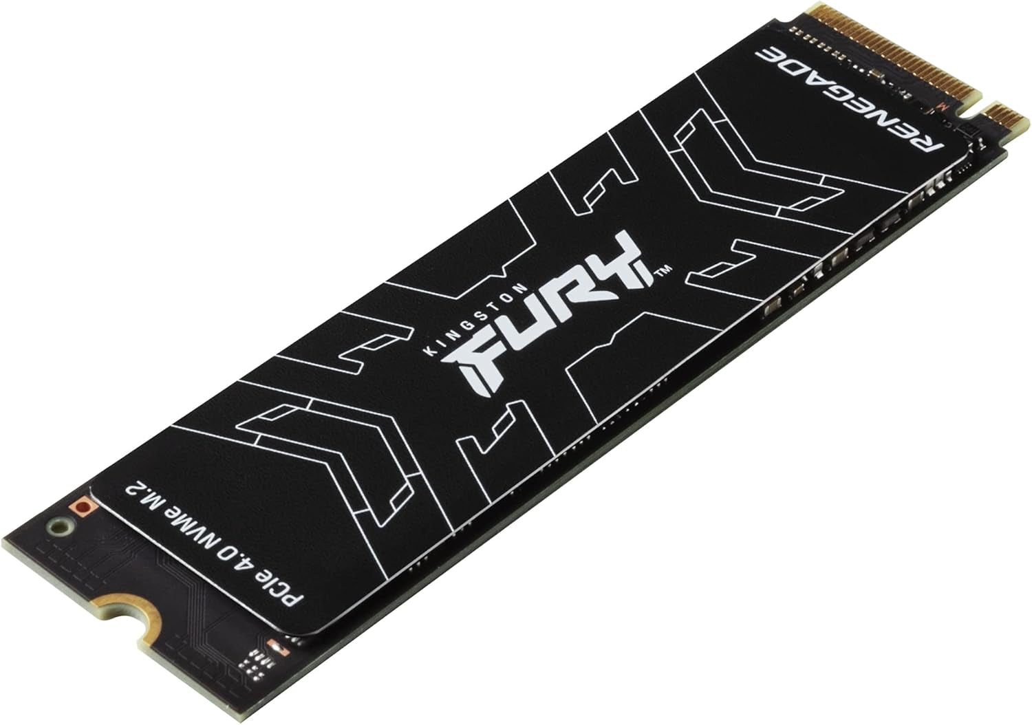 FURY Renegade 1TB Pcie Gen 4.0 Nvme M.2 Internal Gaming SSD | up to 7300 Mb/S | Graphene Heat Spreader | 3D TLC NAND | Works with PS5 | SFYRS/1000G, Solid State Drive